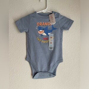 Garanimals Blue Shark Bodysuit size 12M-NWT